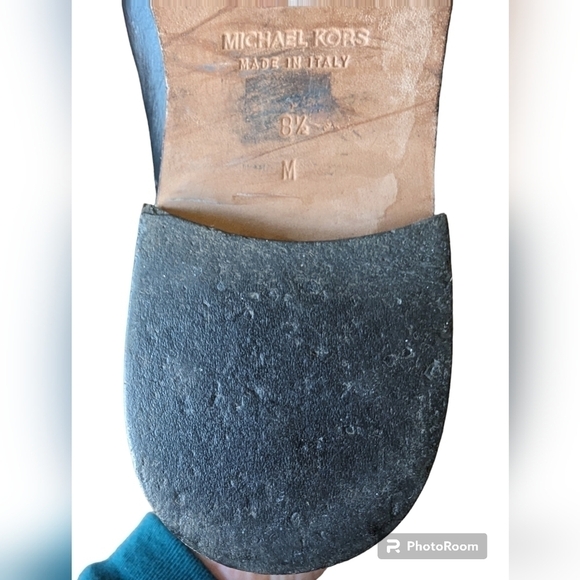 Michael Kors black brown riding boots sz 8.5 - Picture 10 of 14